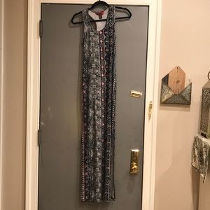 Racer back maxi dress